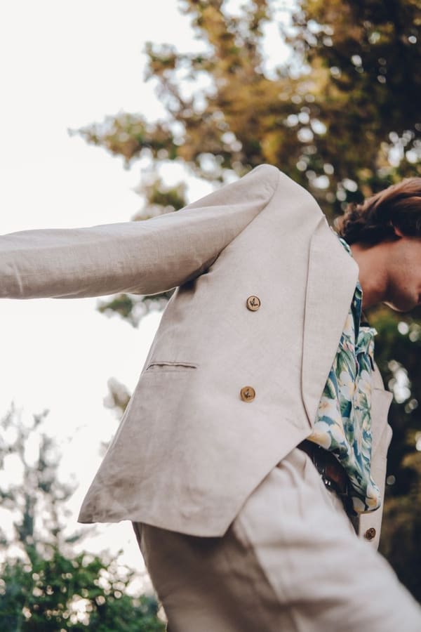 Conjunto Linho Bege